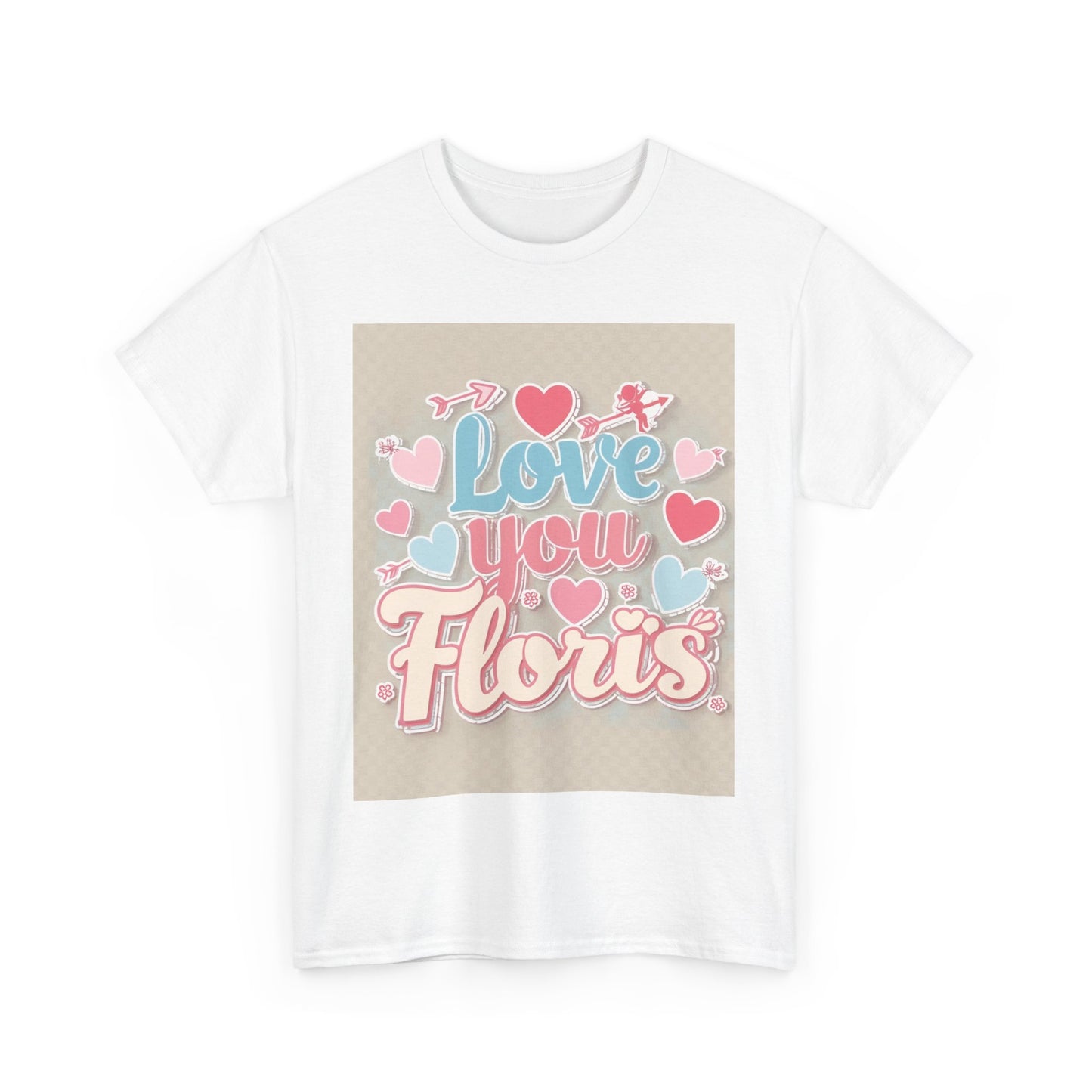 “Valentine special - Express Your Love - I Love You, Floris T-shirt”