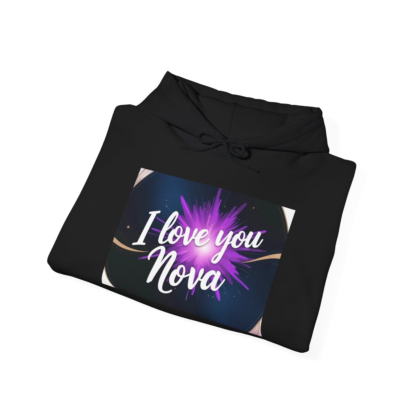 “Valentine special - Express Your Love - I Love You, Nova Hooded Sweatshirt”
