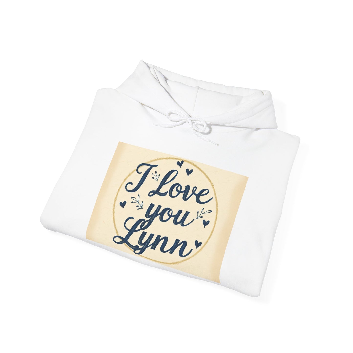 “Valentine special - Express Your Love - I Love You, Lynn Hooded Sweatshirt”