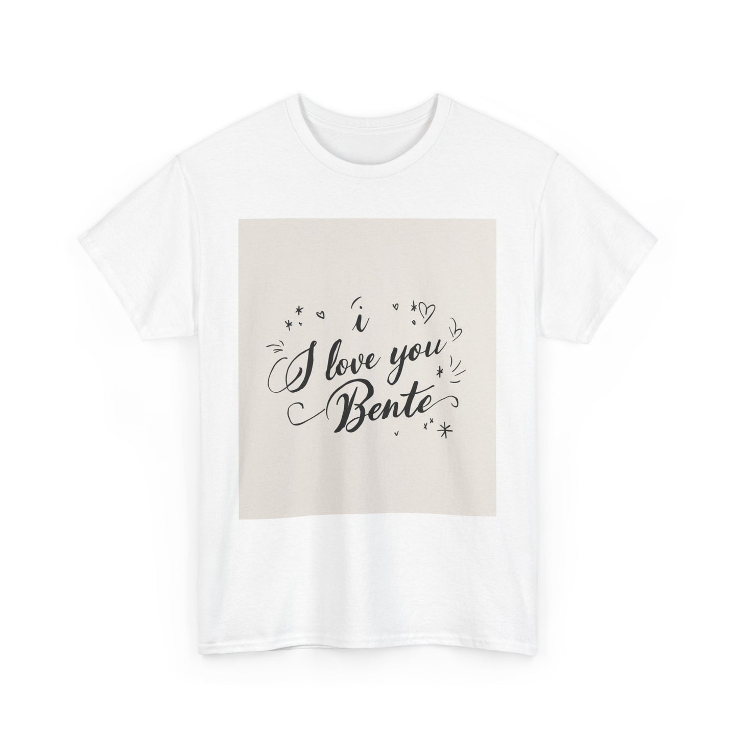 “Valentine special - Express Your Love - I Love You, Bente T-shirt”