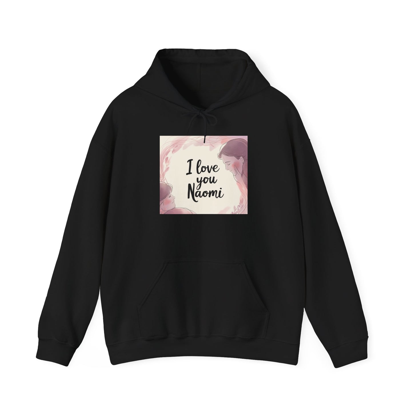 “Valentine special - Express Your Love - I Love You, Naomi Hooded Sweatshirt”