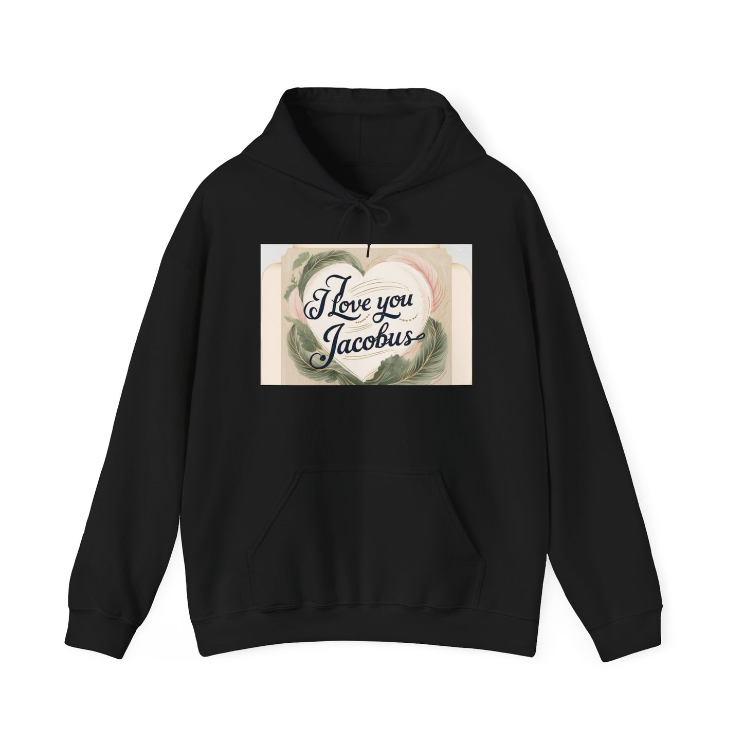 “Valentine special - Express Your Love - I Love You, Jacobus Hooded Sweatshirt”