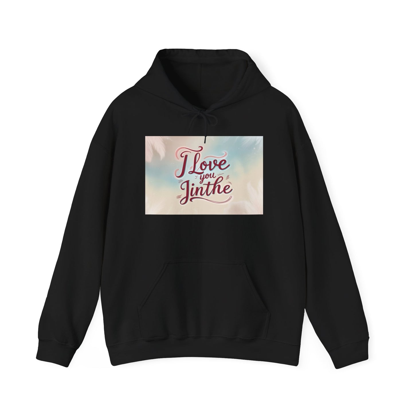 “Valentine special - Express Your Love - I Love You, Jinthe Hooded Sweatshirt”