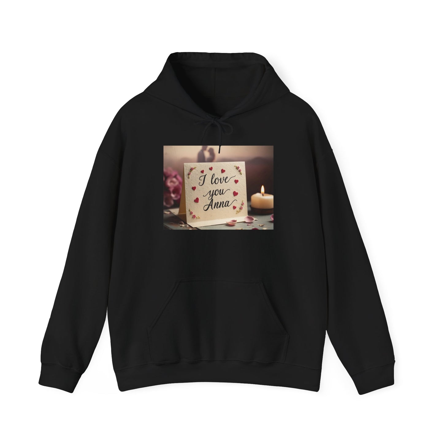 “Valentine special - Express Your Love - I Love You, Anna Hooded Sweatshirt”