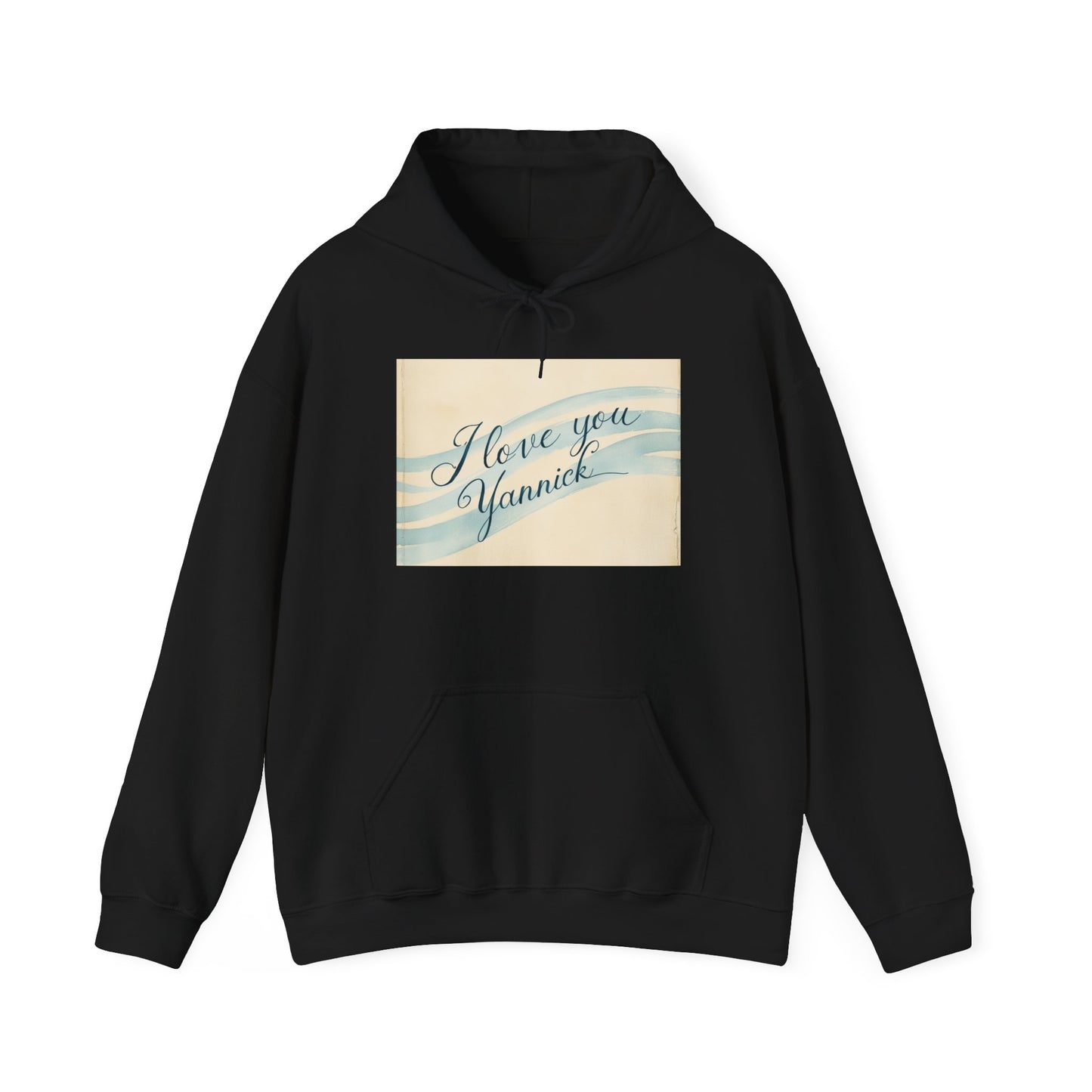 “Valentine special - Express Your Love - I Love You, Yannick Hooded Sweatshirt”