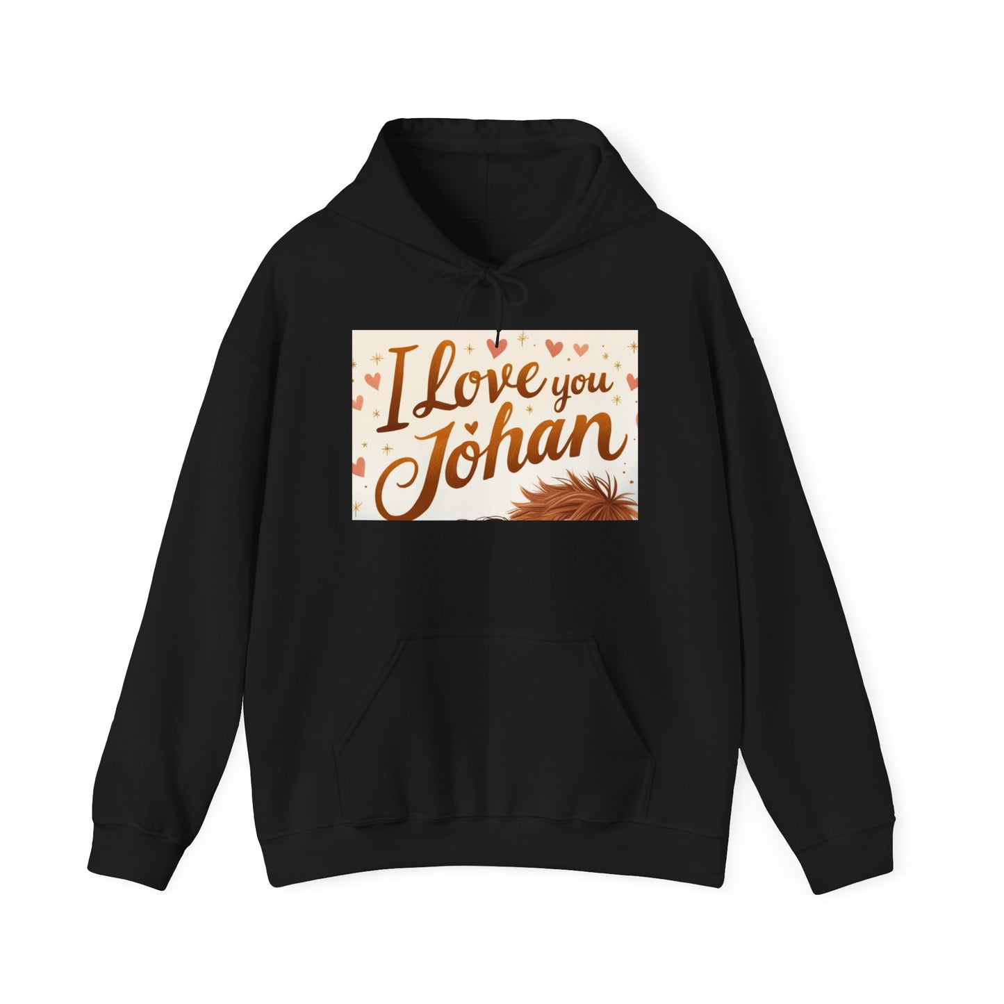 “Valentine special - Express Your Love - I Love You, Johan Hooded Sweatshirt”