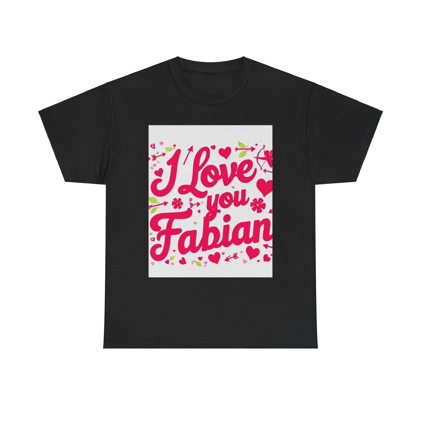 “Valentine special - Express Your Love - I Love You, Fabian T-shirt”