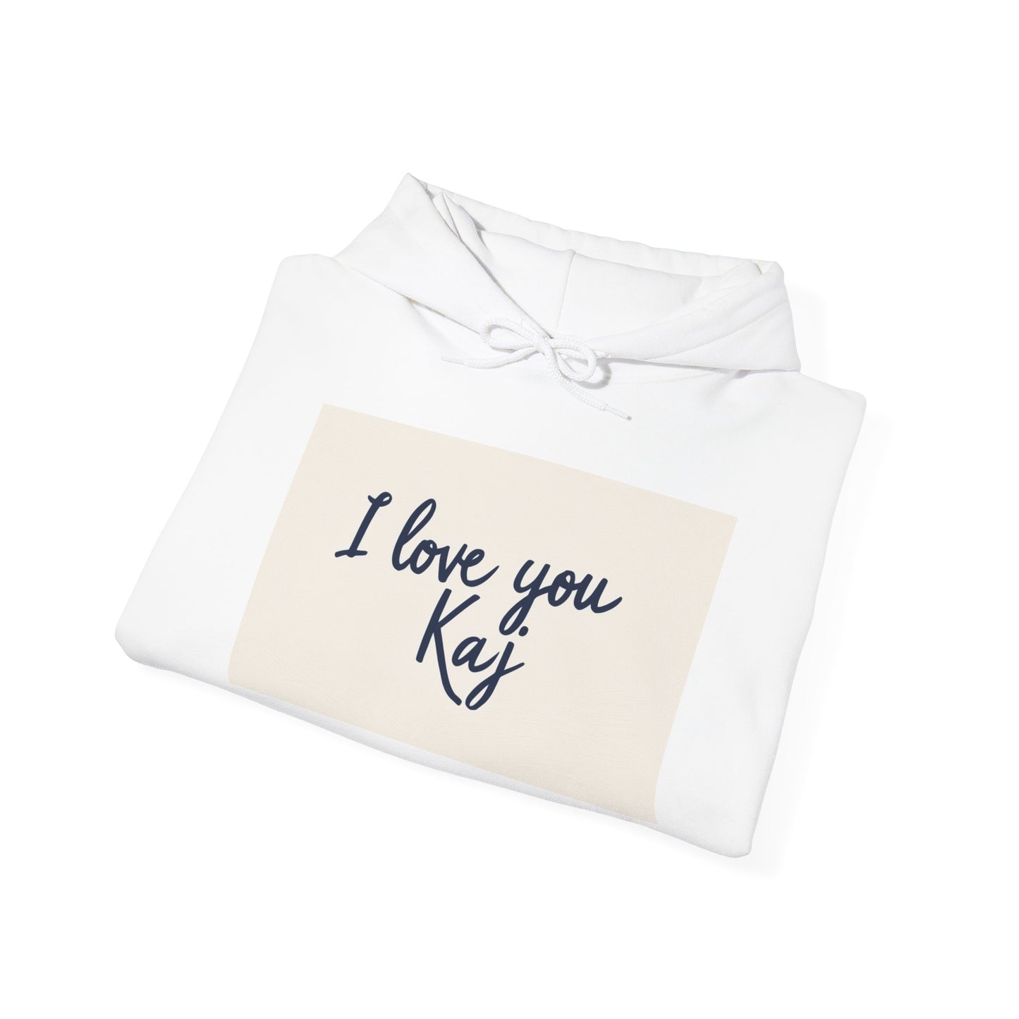 “Valentine special - Express Your Love - I Love You, Kaj Hooded Sweatshirt”