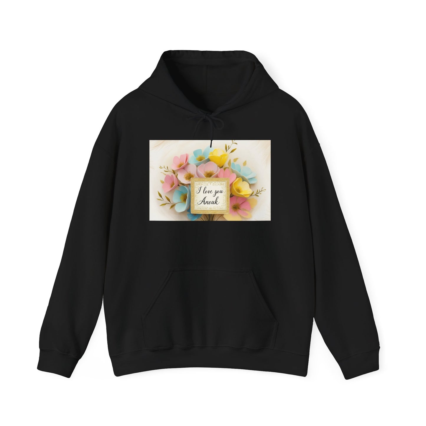 “Valentine special - Express Your Love - I Love You, Anouk Hooded Sweatshirt”