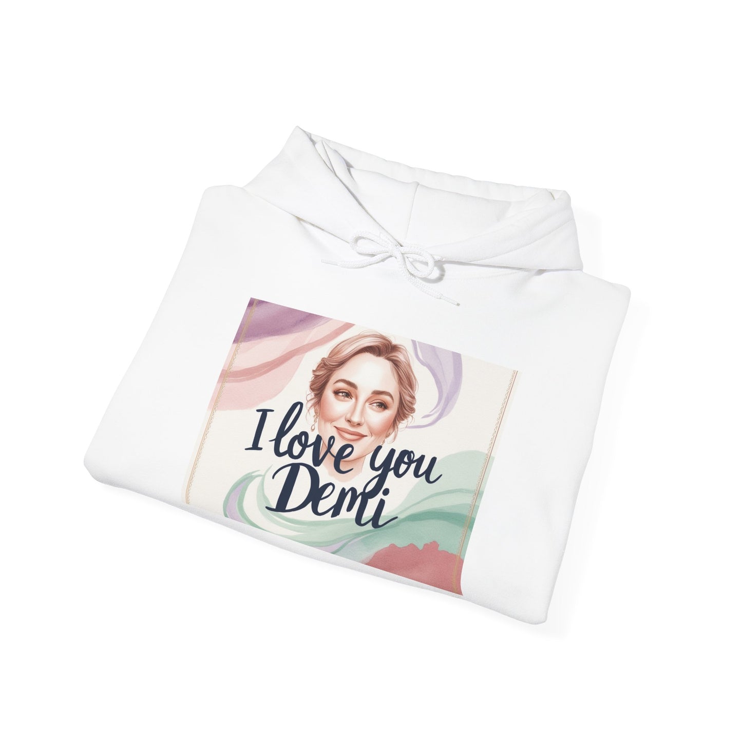 “Valentine special - Express Your Love - I Love You, Demi Hooded Sweatshirt”