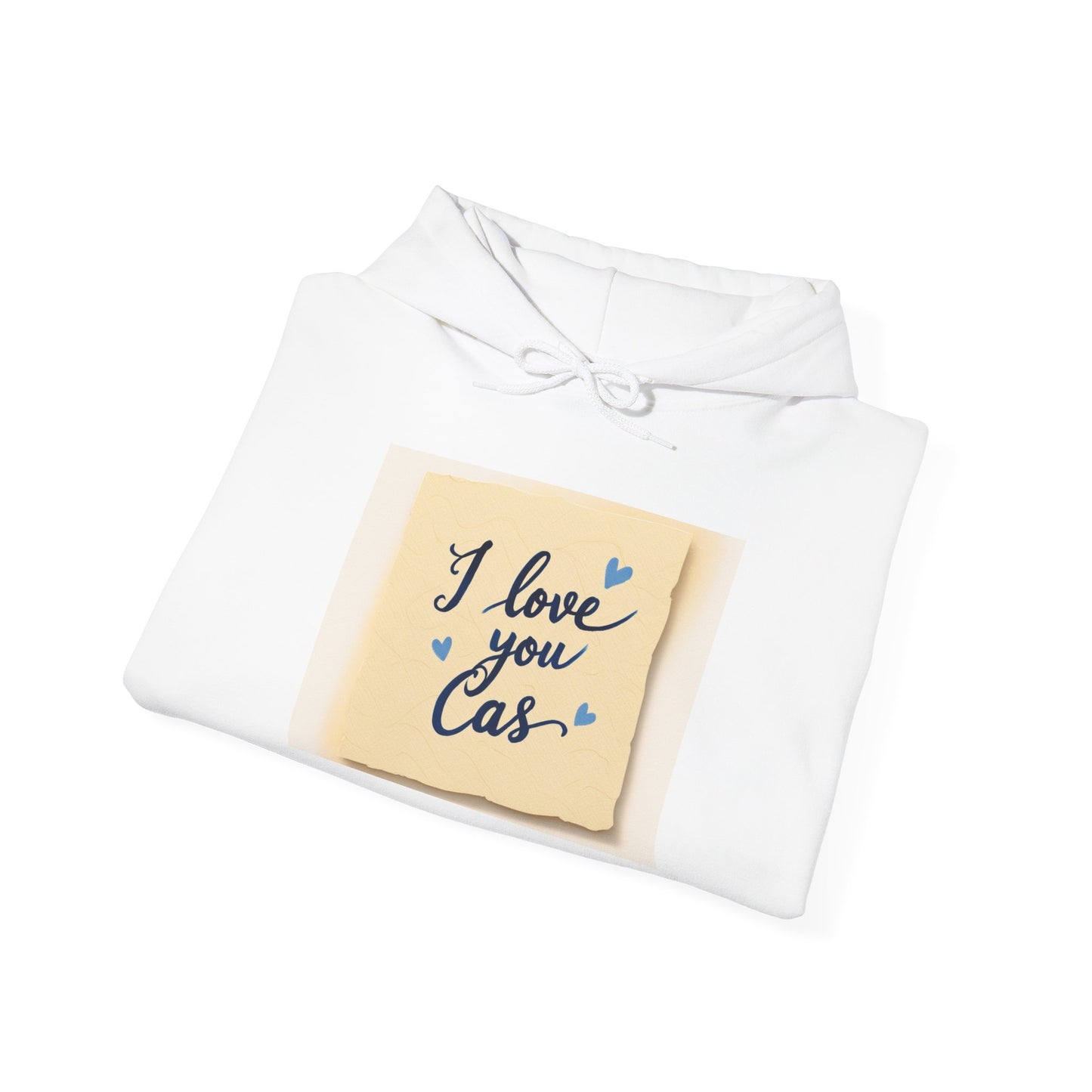 “Valentine special - Express Your Love - I Love You, Cas Hooded Sweatshirt”