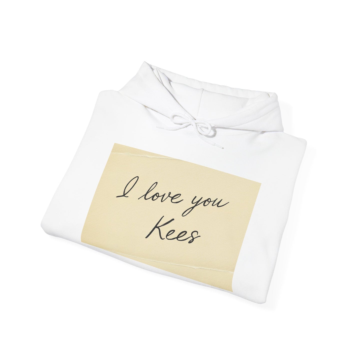 “Valentine special - Express Your Love - I Love You, Kees Hooded Sweatshirt”