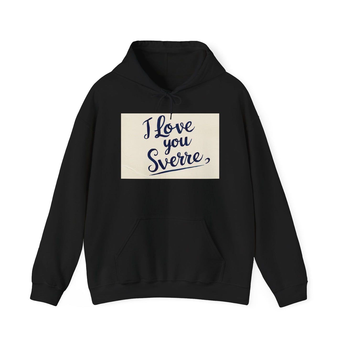“Valentine special - Express Your Love - I Love You, Sverre Hooded Sweatshirt”