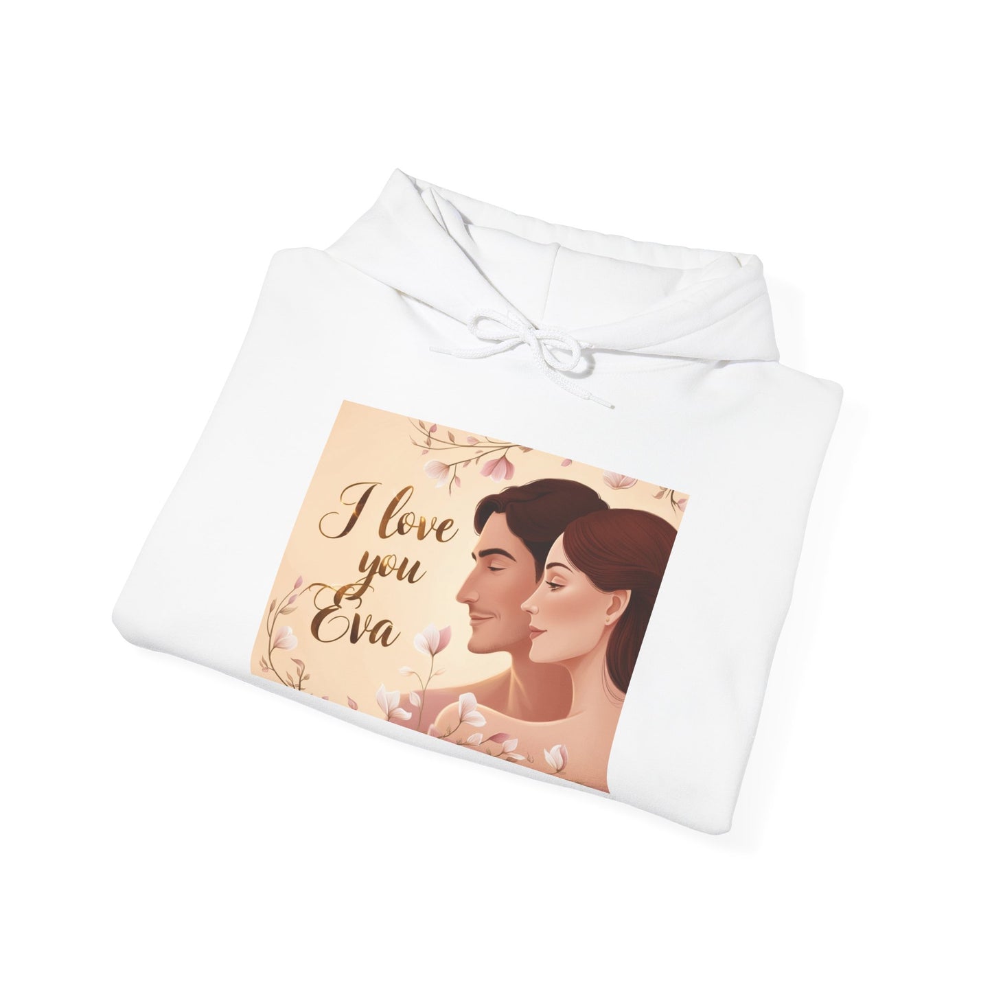 “Valentine special - Express Your Love - I Love You, Eva Hooded Sweatshirt”