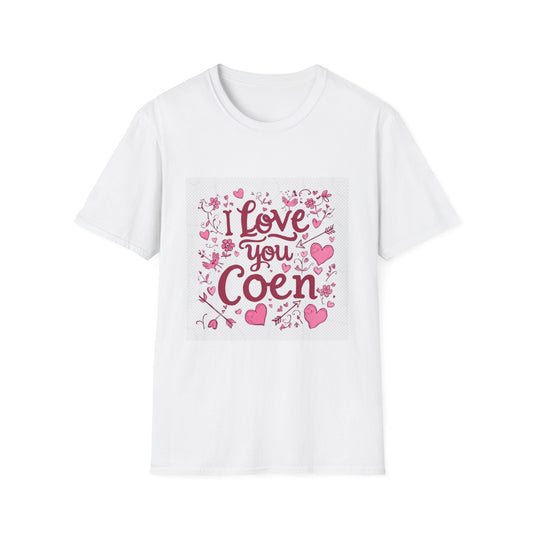 Valentine special - Express Your Love - I Love You, Coen T-shirt