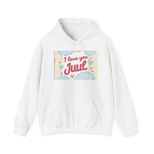 “Valentine special - Express Your Love - I Love You, Juul Hooded Sweatshirt”
