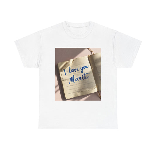“Valentine special - Express Your Love - I Love You, Marit T-shirt”