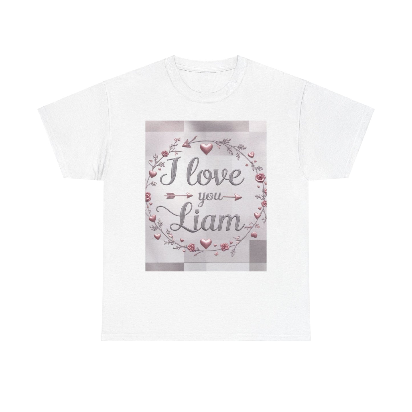 “Valentine special - Express Your Love - I Love You, Liam T-shirt”