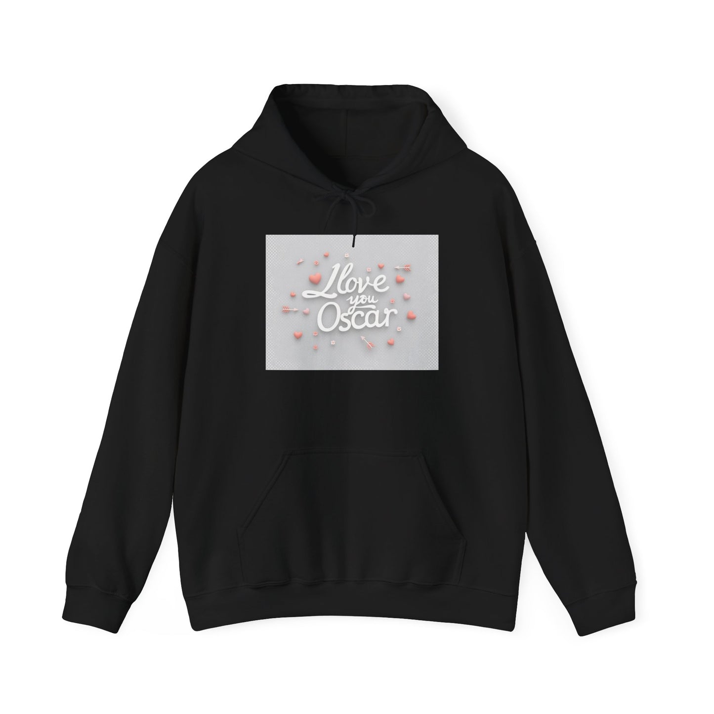 “Valentine special - Express Your Love - I Love You, Oscar Hooded Sweatshirt”