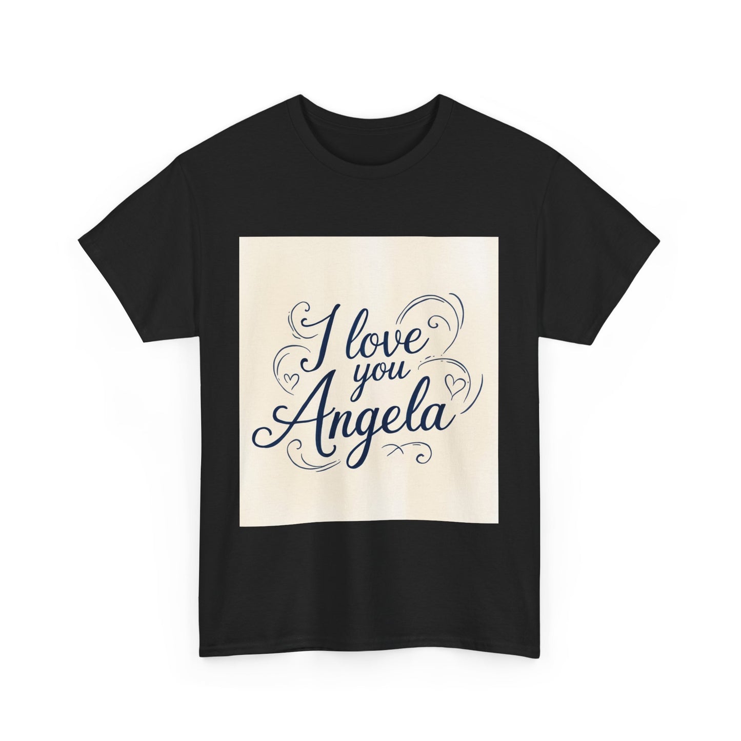 “Valentine special - Express Your Love - I Love You, Angela T-shirt”