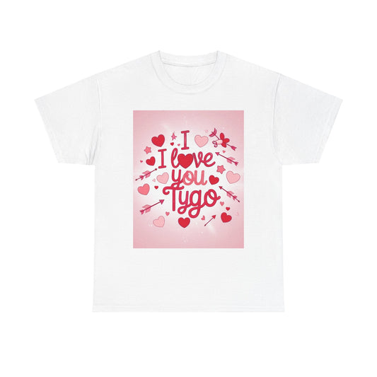 “Valentine special - Express Your Love - I Love You, Tygo T-shirt”