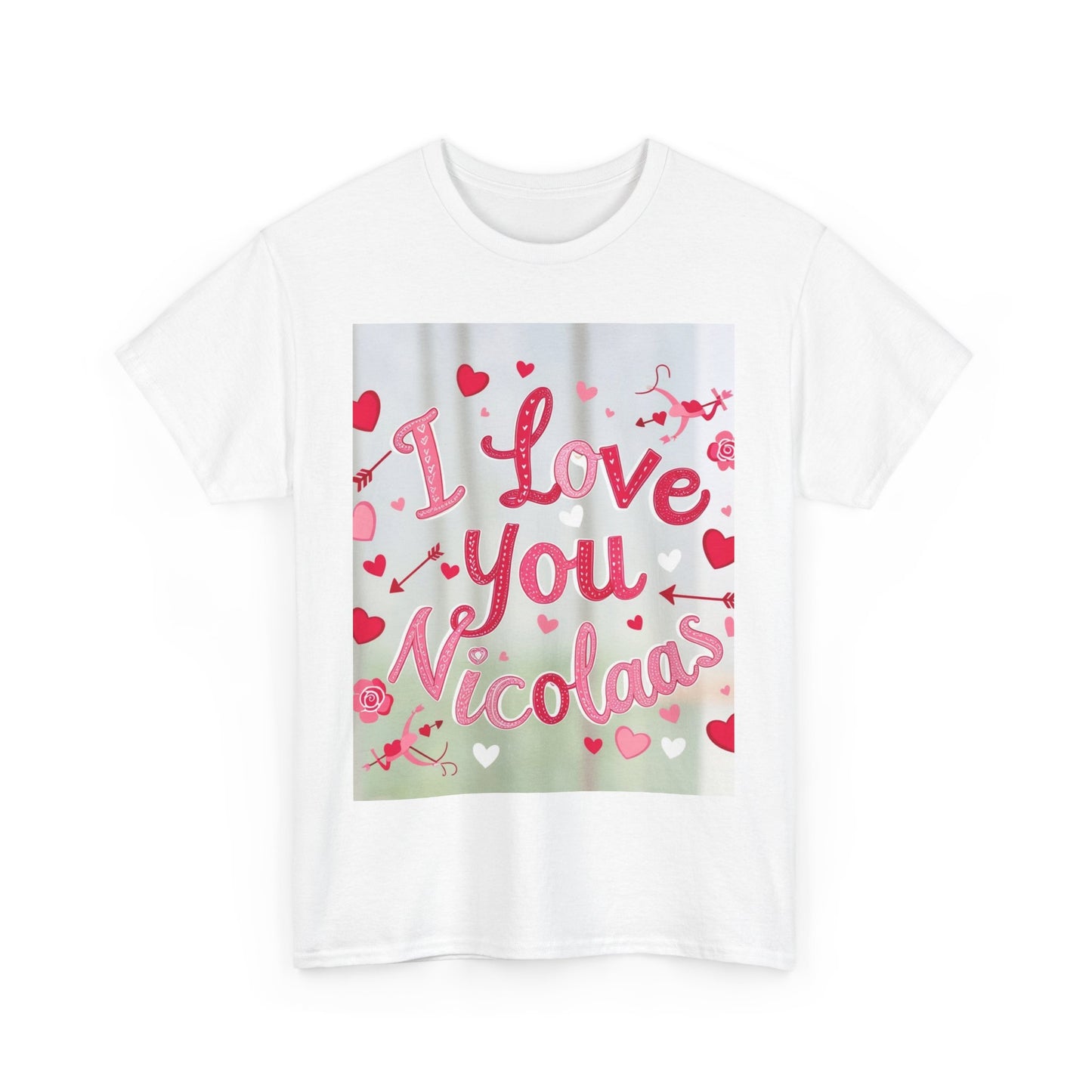 “Valentine special - Express Your Love - I Love You, Nicolaas T-shirt”