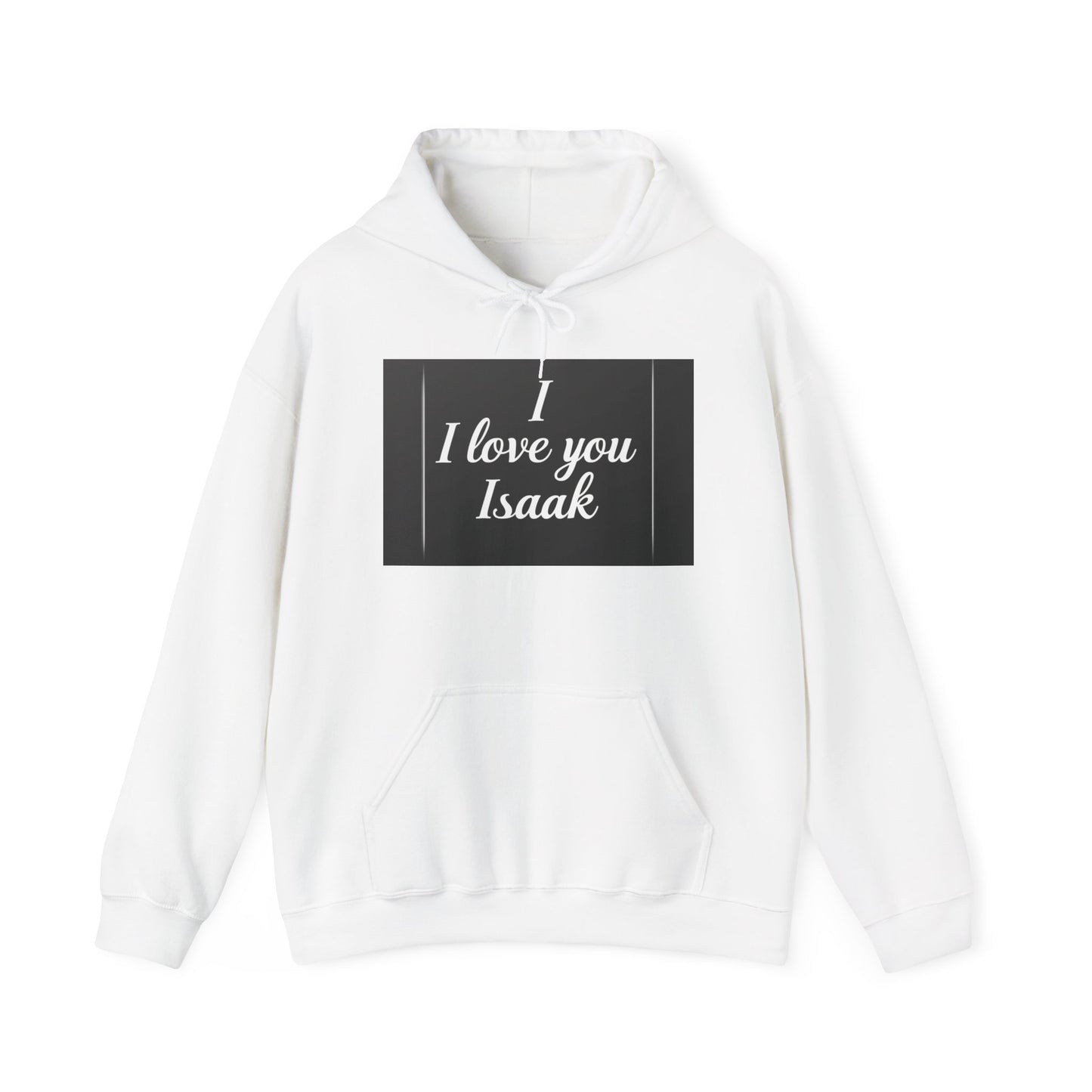 “Valentine special - Express Your Love - I Love You, Isaak Hooded Sweatshirt”