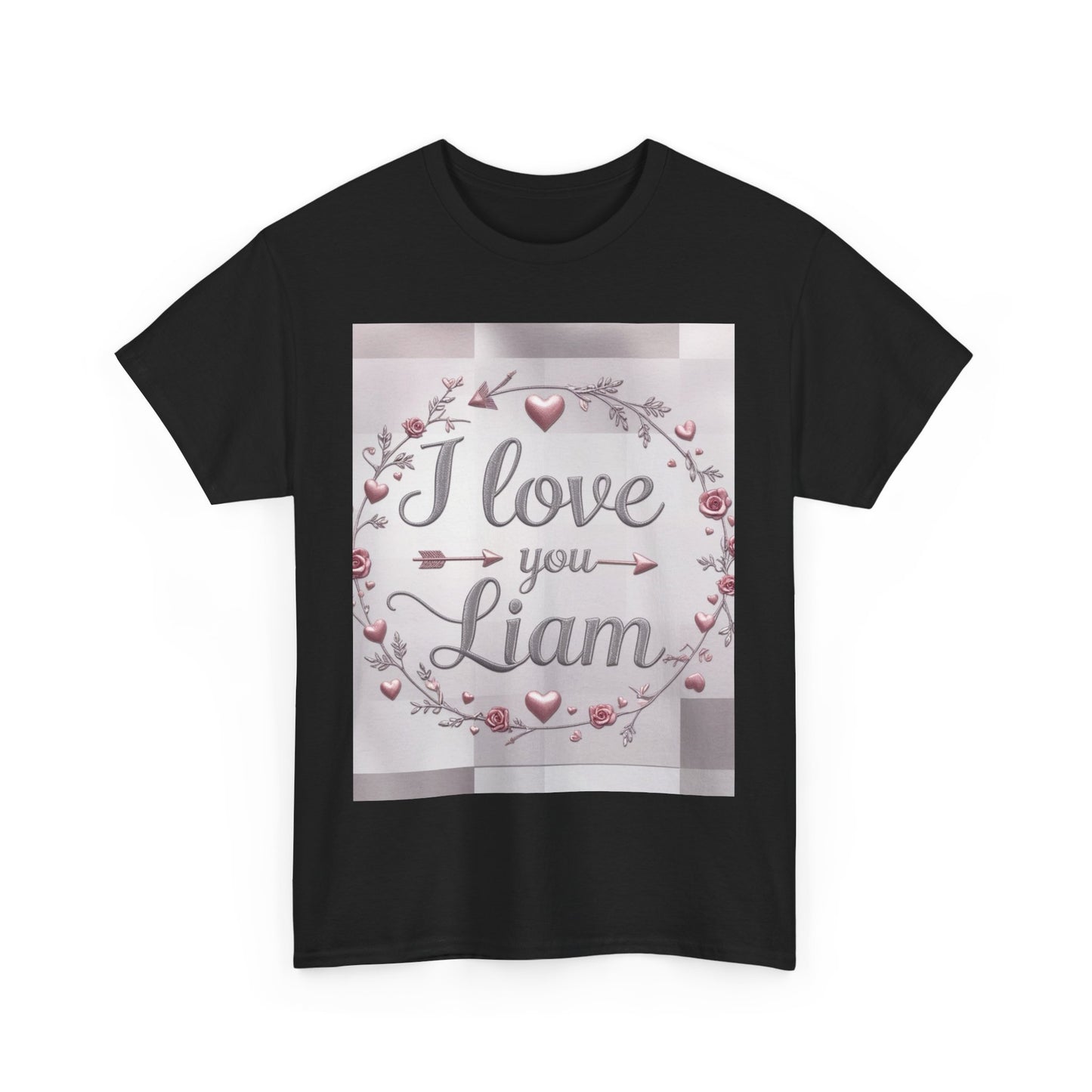 “Valentine special - Express Your Love - I Love You, Liam T-shirt”