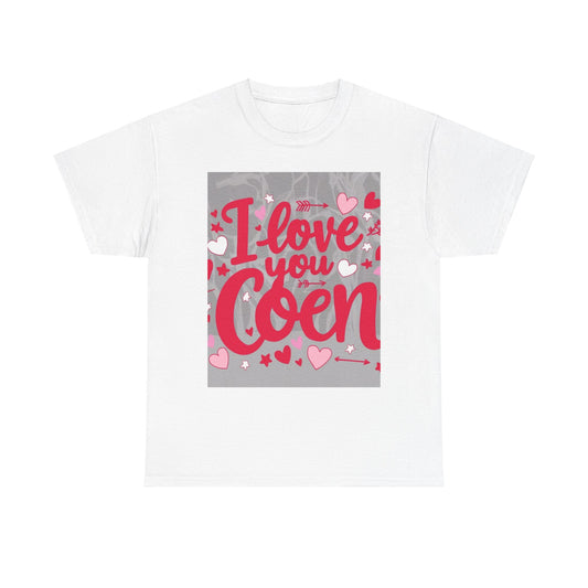 “Valentine special - Express Your Love - I Love You, Coen T-shirt”