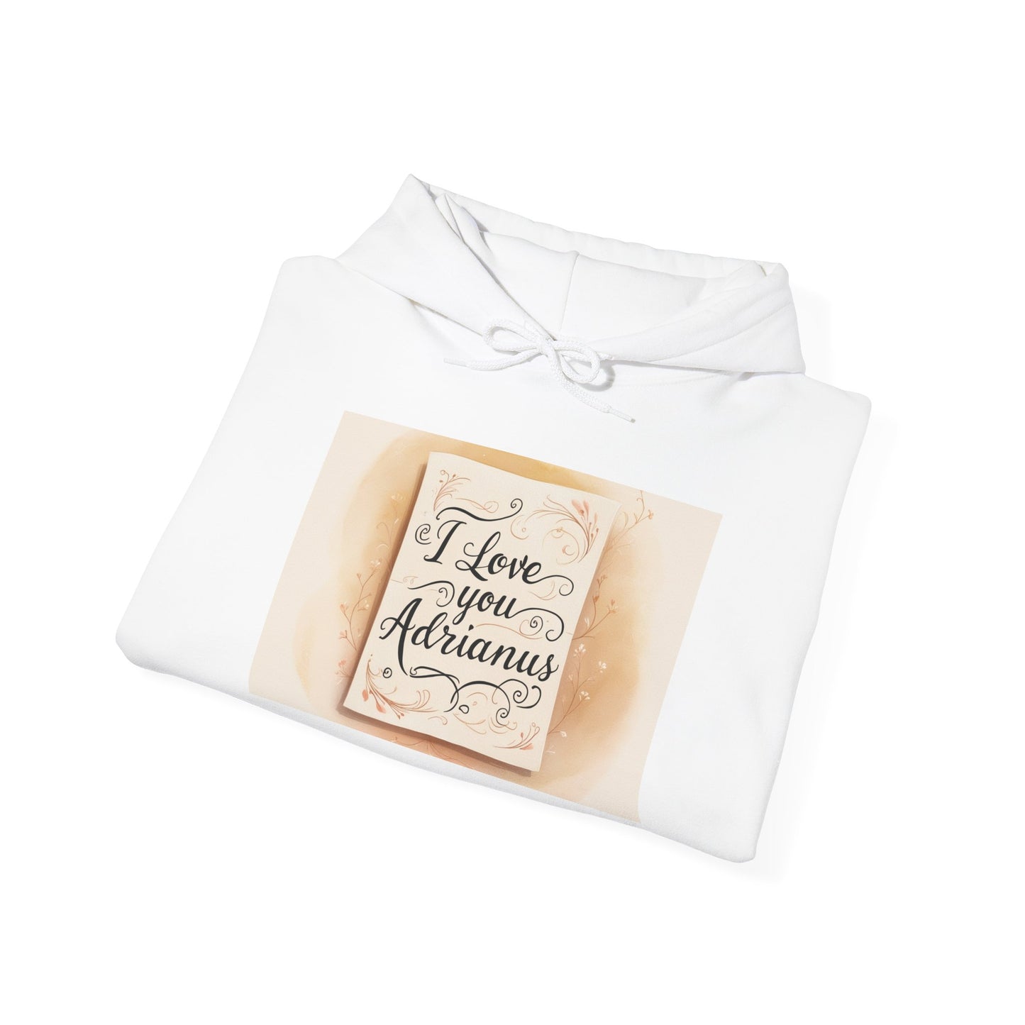 “Valentine special - Express Your Love - I Love You, Adrianus Hooded Sweatshirt”