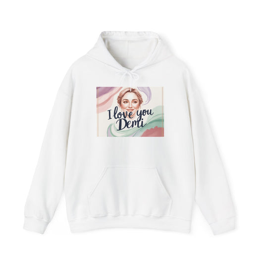 “Valentine special - Express Your Love - I Love You, Demi Hooded Sweatshirt”