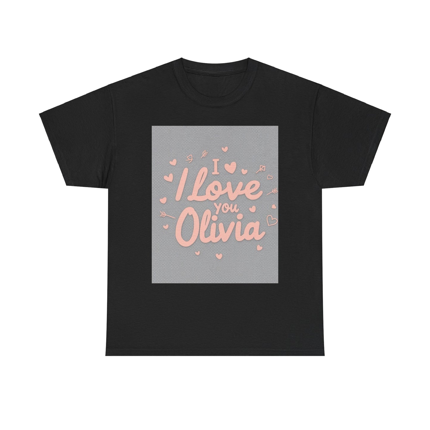 “Valentine special - Express Your Love - I Love You, Olivia T-shirt”