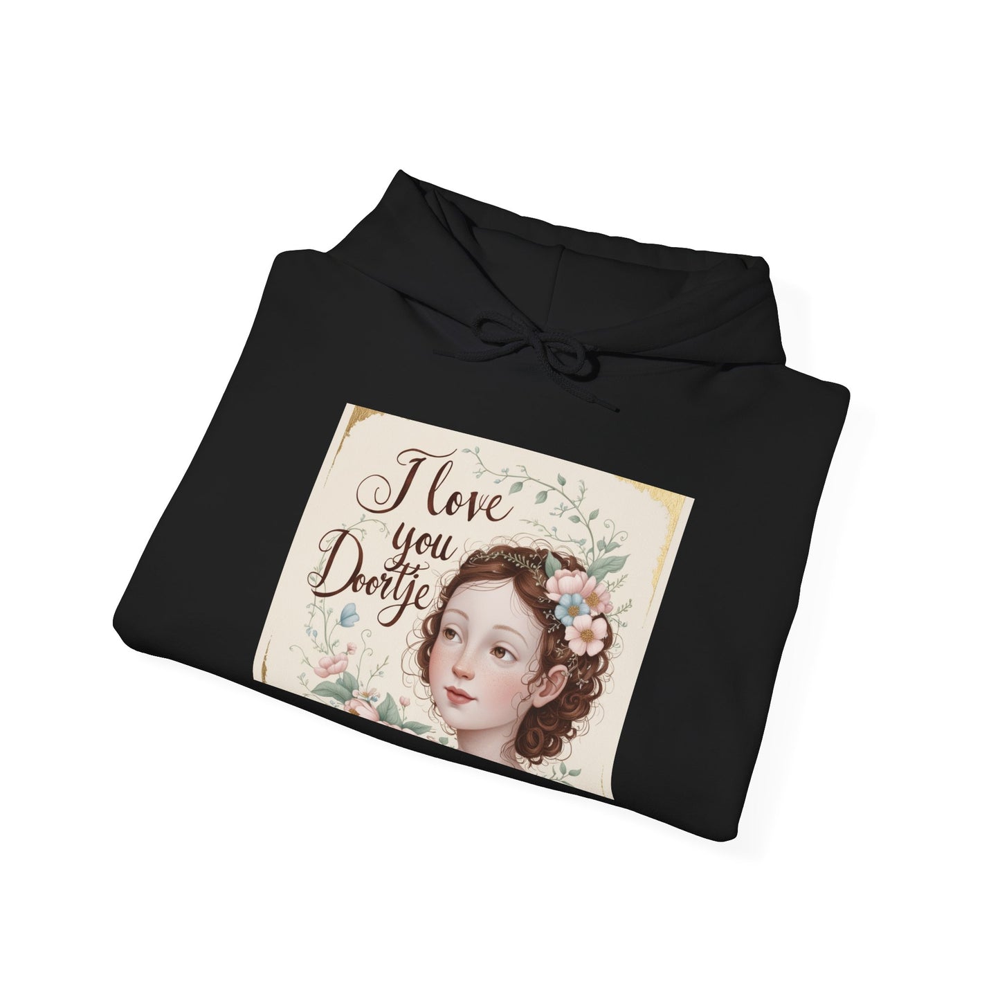 “Valentine special - Express Your Love - I Love You, Doortje Hooded Sweatshirt”