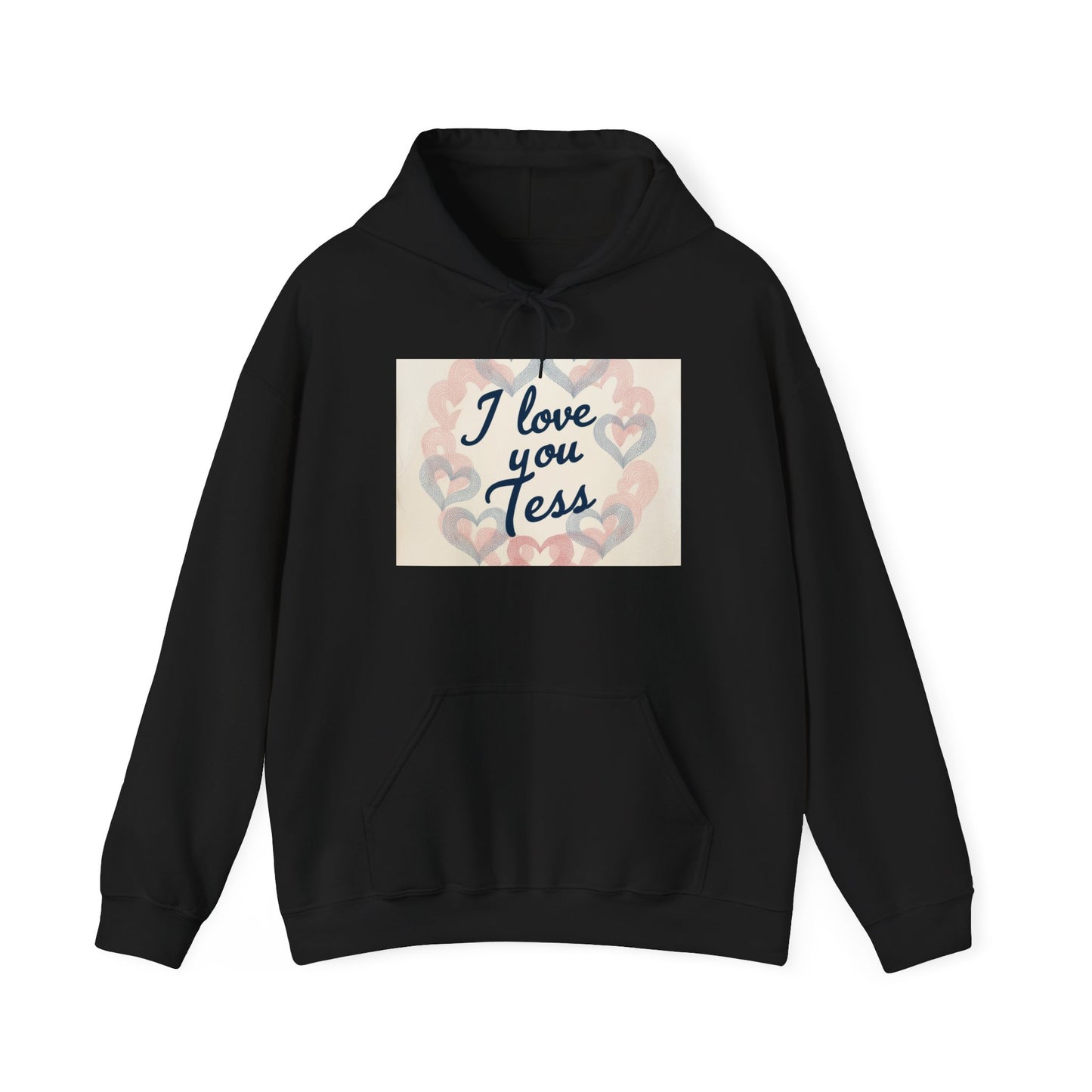 “Valentine special - Express Your Love - I Love You, Tess Hooded Sweatshirt”