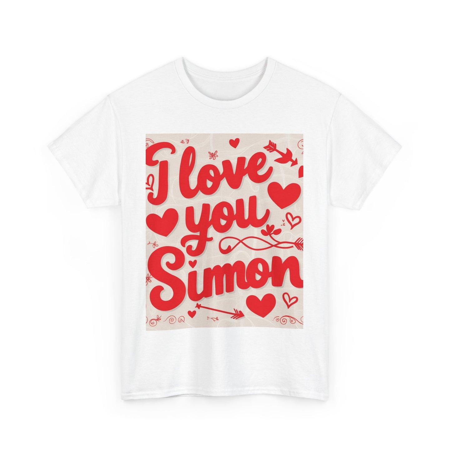 “Valentine special - Express Your Love - I Love You, Simon T-shirt”