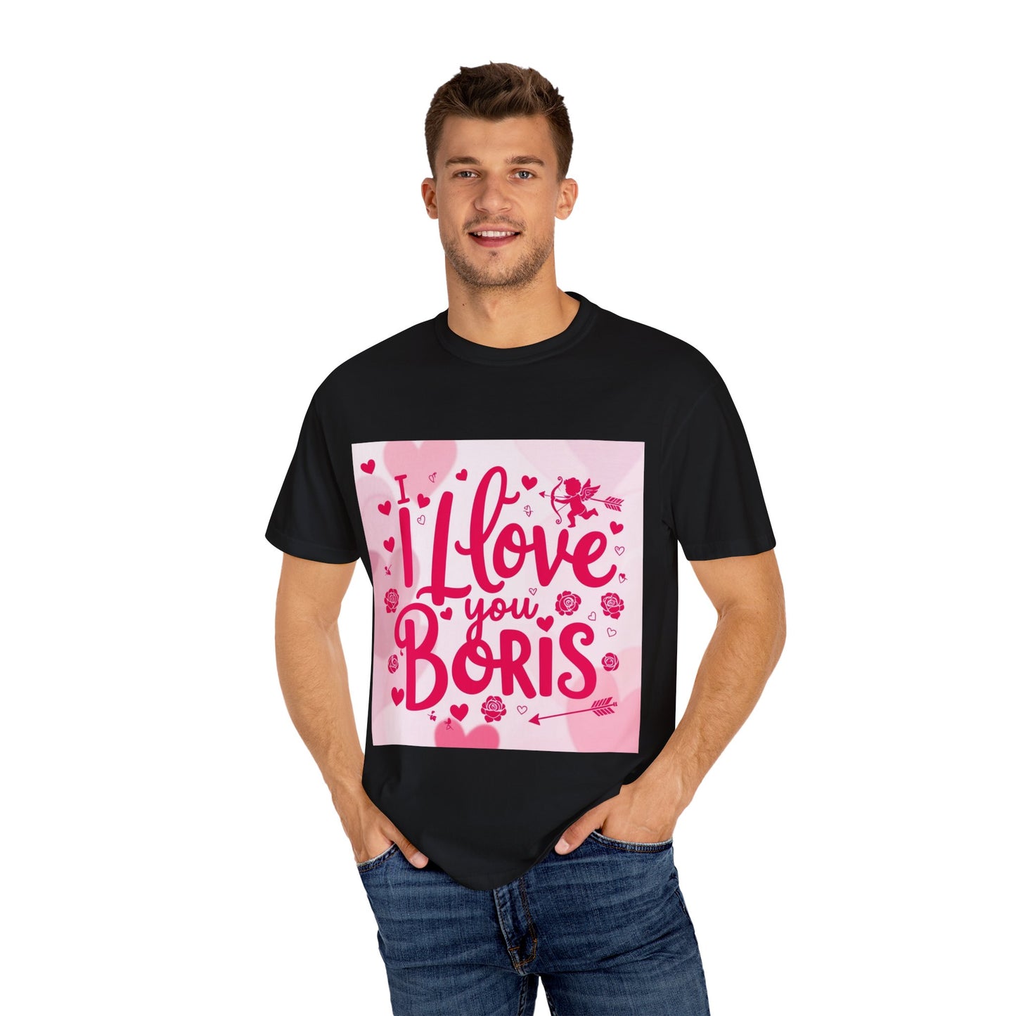 “Valentine special - Express Your Love - I Love You, Boris T-shirt”