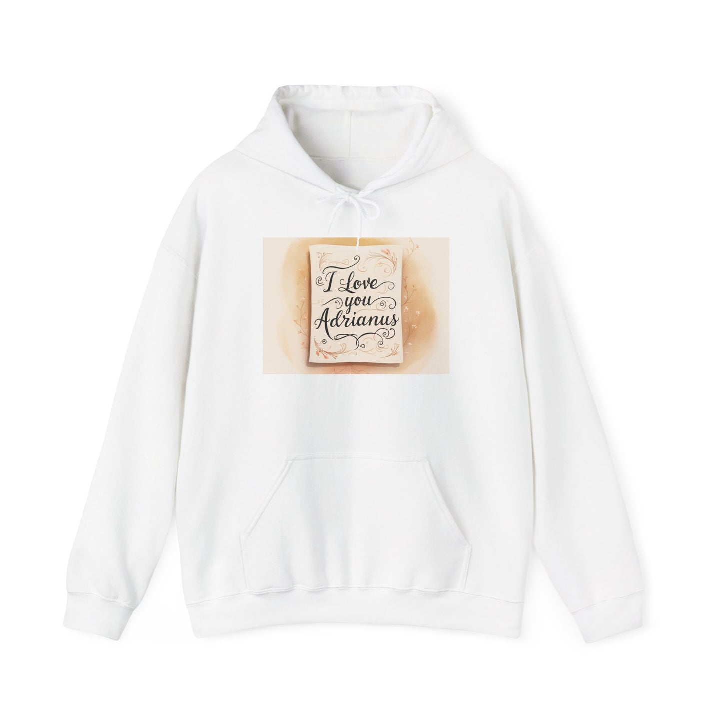 “Valentine special - Express Your Love - I Love You, Adrianus Hooded Sweatshirt”