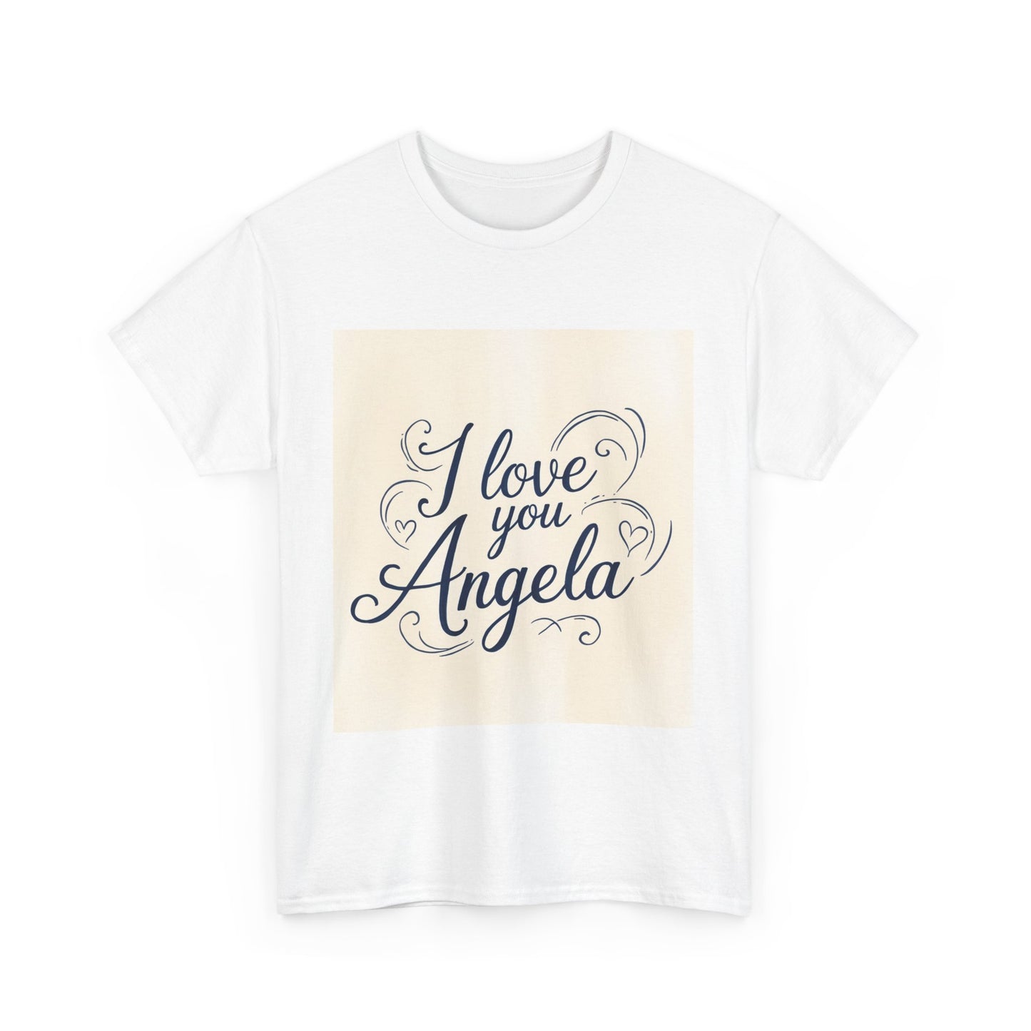 “Valentine special - Express Your Love - I Love You, Angela T-shirt”