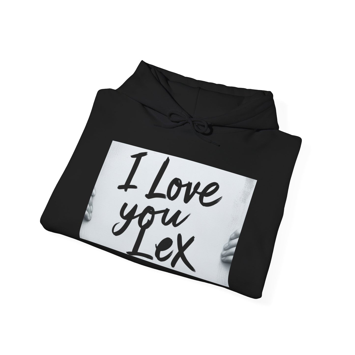 “Valentine special - Express Your Love - I Love You, Lex Hooded Sweatshirt”