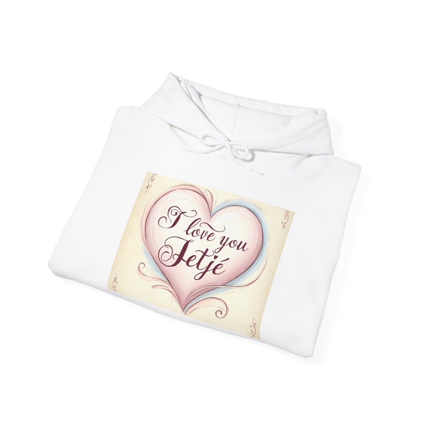“Valentine special - Express Your Love - I Love You, Jetje Hooded Sweatshirt”