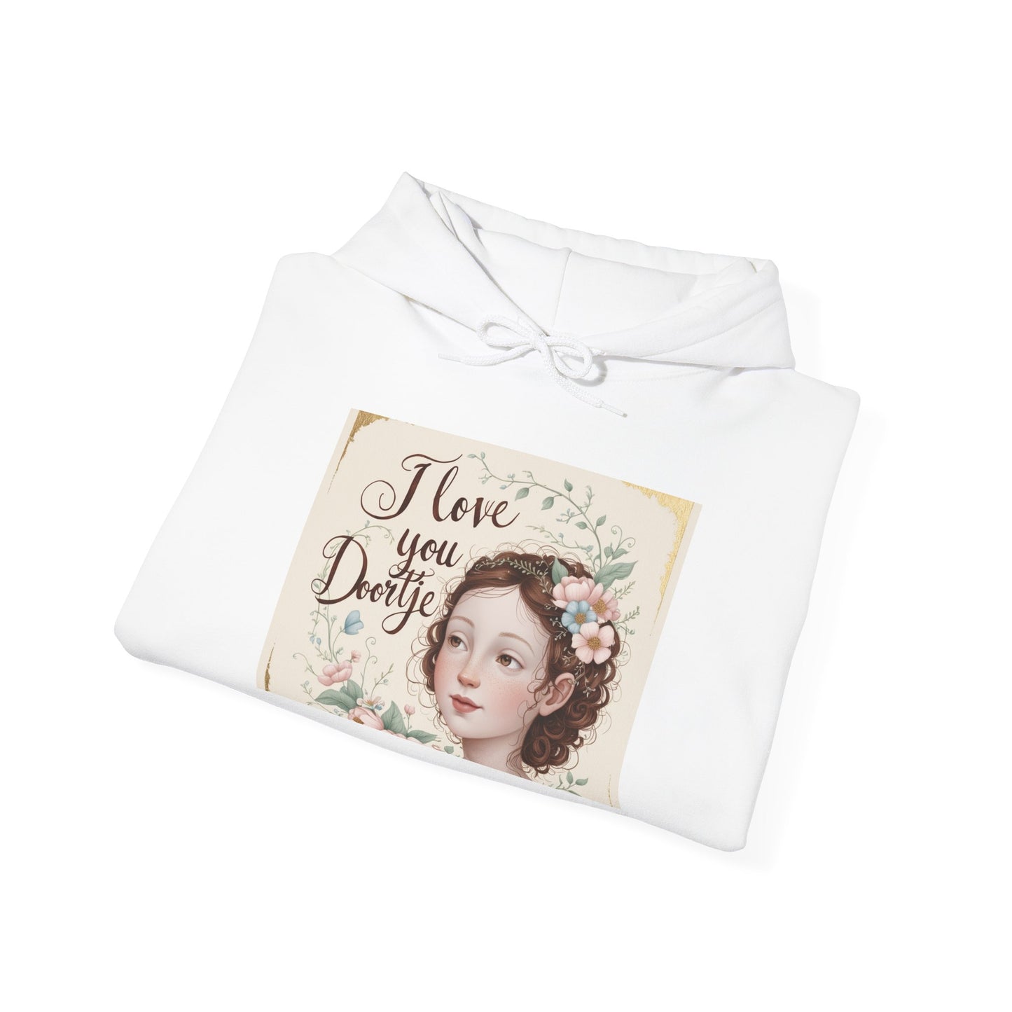 “Valentine special - Express Your Love - I Love You, Doortje Hooded Sweatshirt”