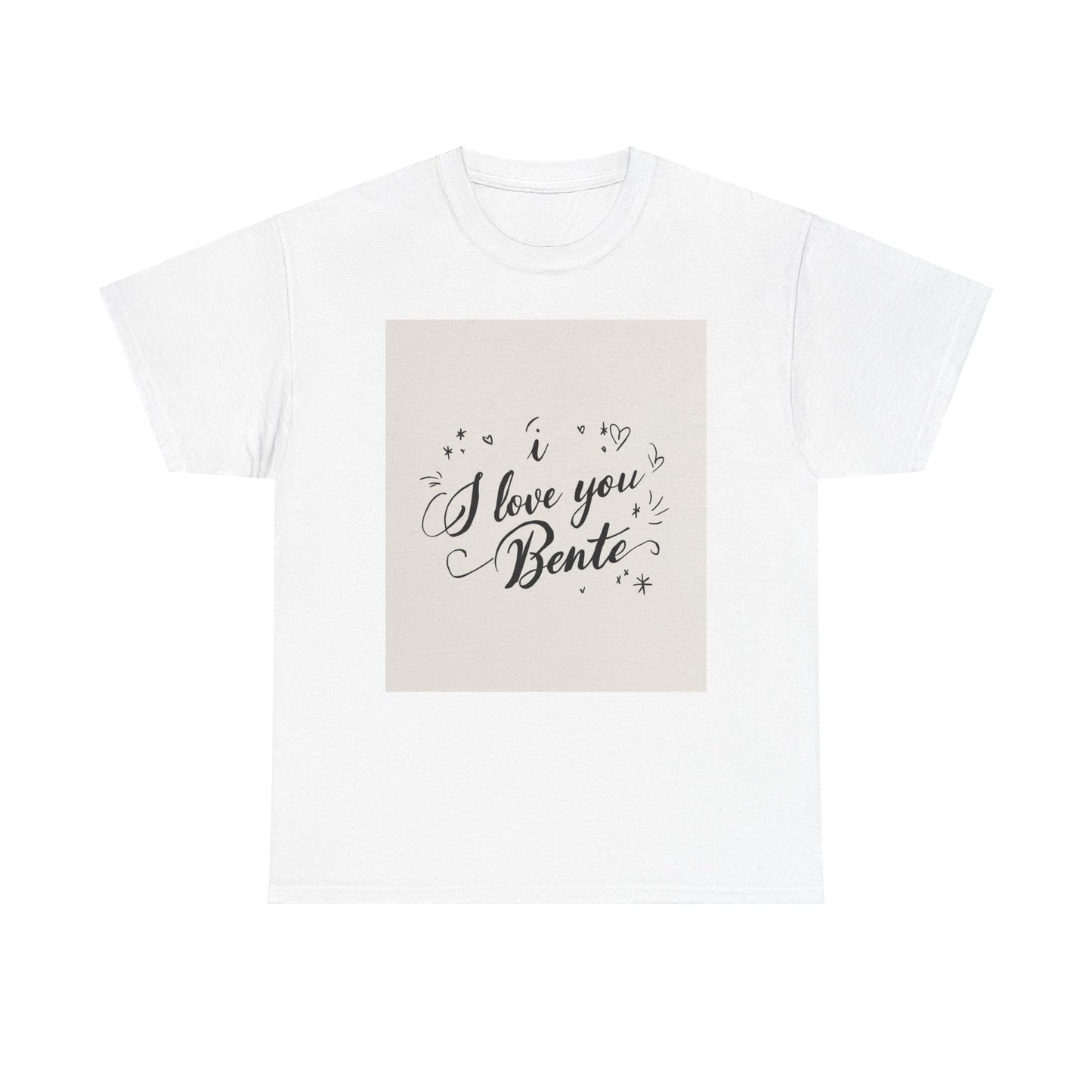 “Valentine special - Express Your Love - I Love You, Bente T-shirt”