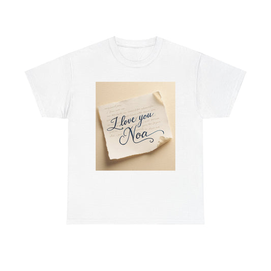 “Valentine special - Express Your Love - I Love You, Noa T-shirt”