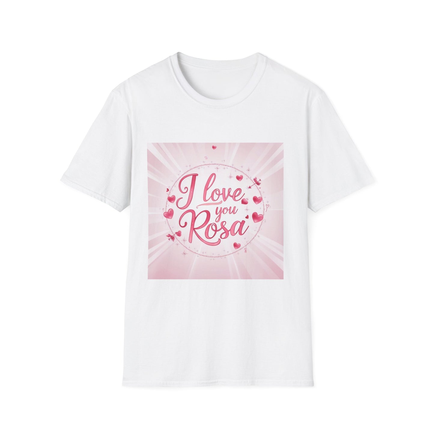 “Valentine special - Express Your Love - I Love You, Rosa T-shirt”