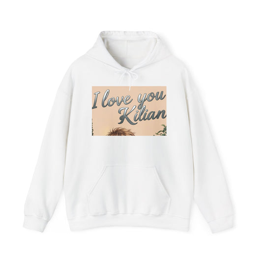 “Valentine special - Express Your Love - I Love You, Kilian Hooded Sweatshirt”