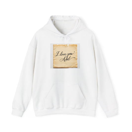 “Valentine special - Express Your Love - I Love You, Abel Hooded Sweatshirt”
