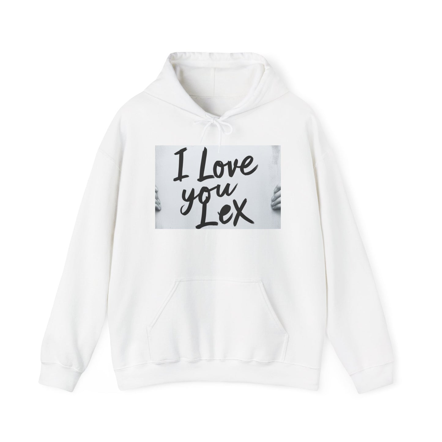 “Valentine special - Express Your Love - I Love You, Lex Hooded Sweatshirt”