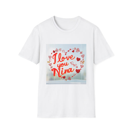 Valentine special - Express Your Love - I Love You, Nina T-shirt