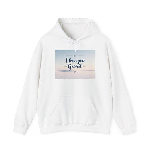 “Valentine special - Express Your Love - I Love You, Gerrit Hooded Sweatshirt”