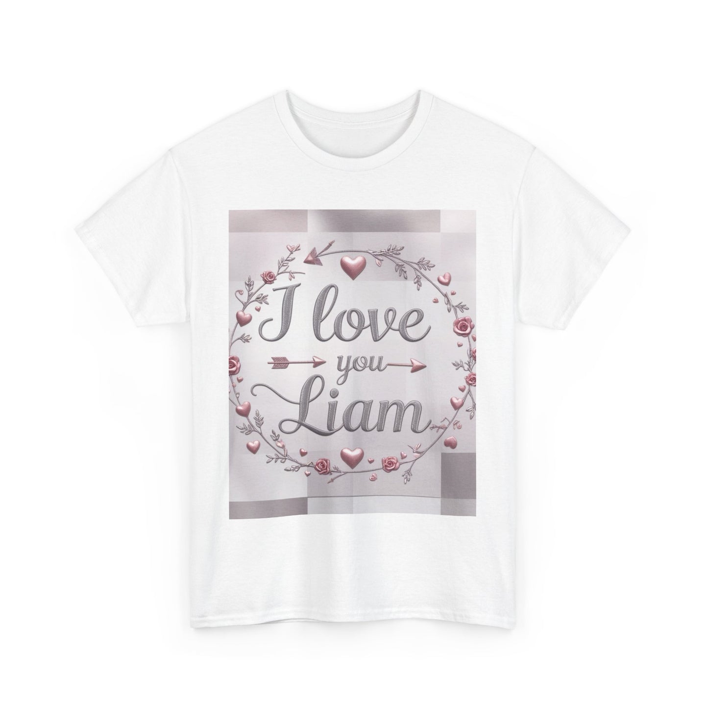 “Valentine special - Express Your Love - I Love You, Liam T-shirt”